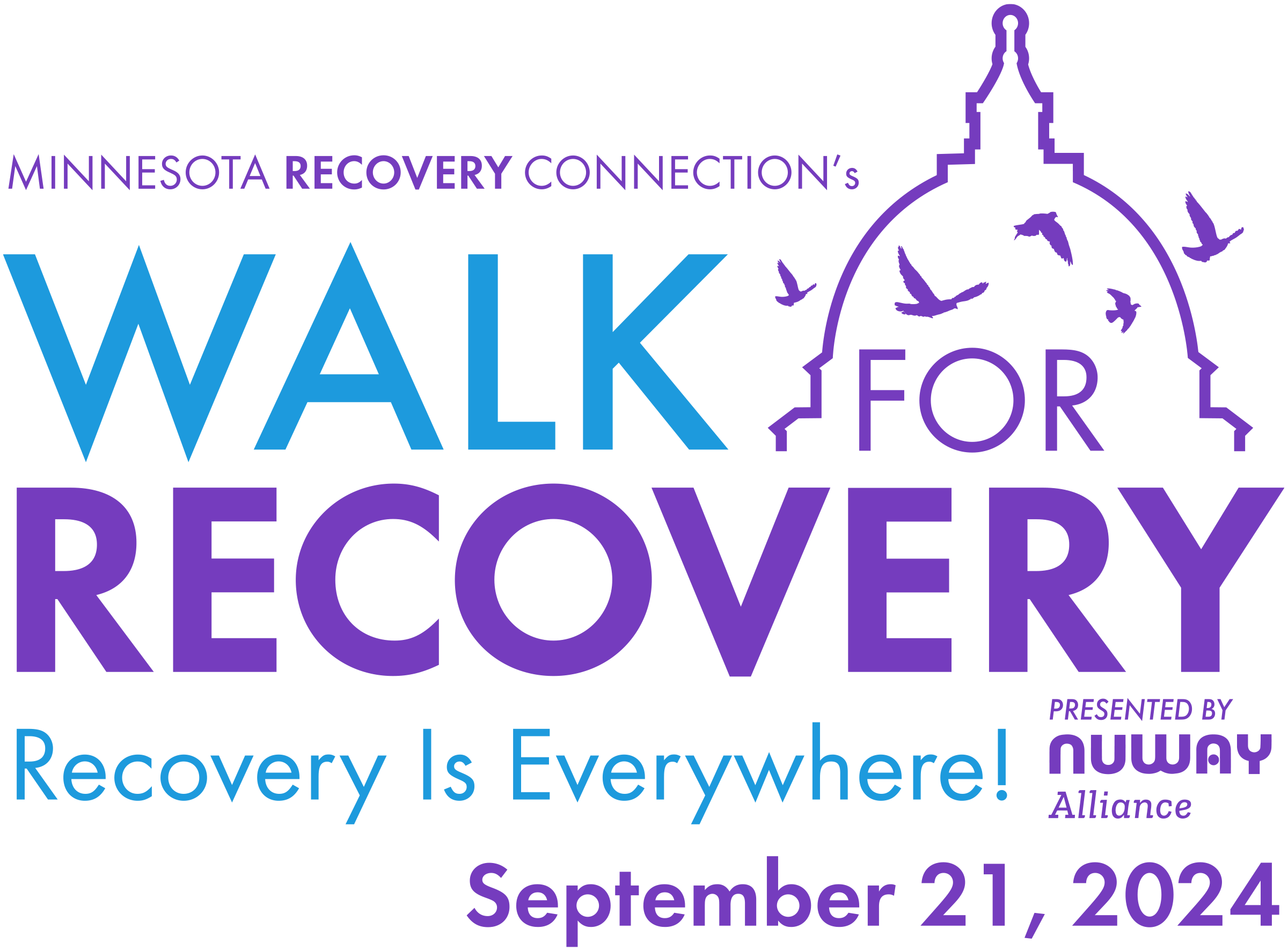 Logo for Walk for Recovery